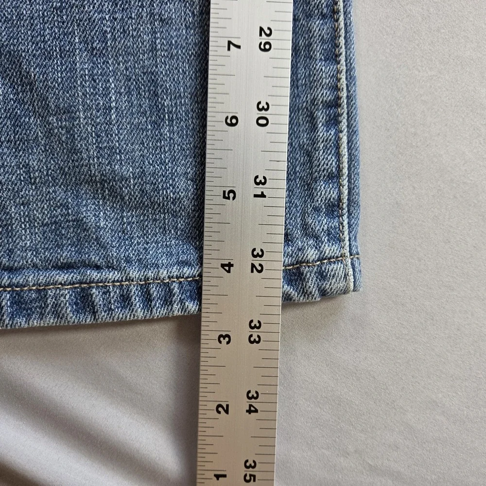 Levis 501 Jeans Mens 34x32 Blue Button Fly Denim Pants Work Nice Fade